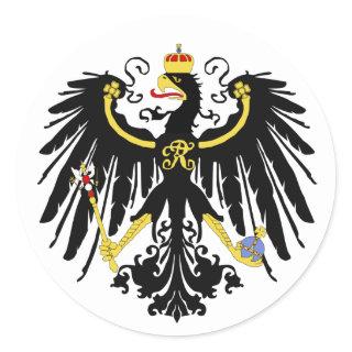 Prussian Eagle - Flagge Preußens - Reichsadle Classic Round Sticker