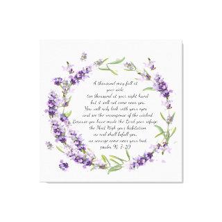 Psalm 91 canvas print