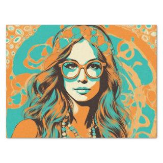 Psychedelic: A 1960s Retro Hippie Decoupage Paper