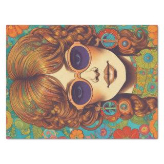 Psychedelic: A 1960s Retro Hippie Decoupage Paper
