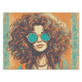 Psychedelic: A 1960s Retro Hippie Decoupage Paper