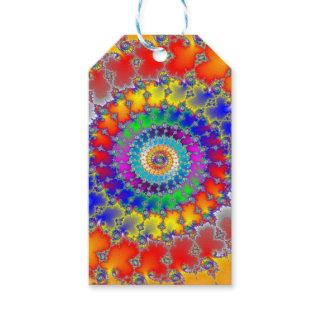Psychedelic Fractal Gift Tags