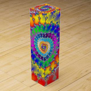 Psychedelic Fractal Wine Box