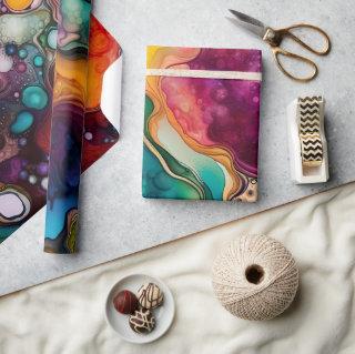 Psychedelic Surreal Watercolor Pattern
