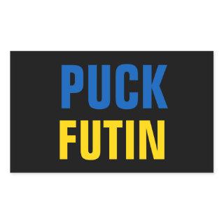 Puck Futin       Rectangular Sticker