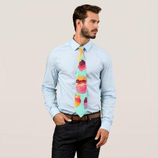 Pudding Mosaic Colorful Personalized Pattern Neck Tie