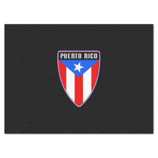 Puerto Rico Shield Tissue Paper