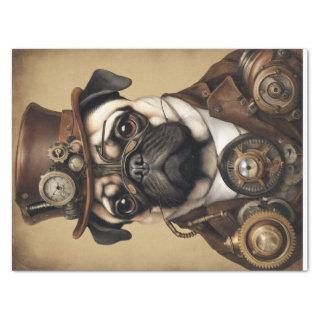 Pug Steam Punk Chronicles: A Decoupage Adventure Tissue Paper