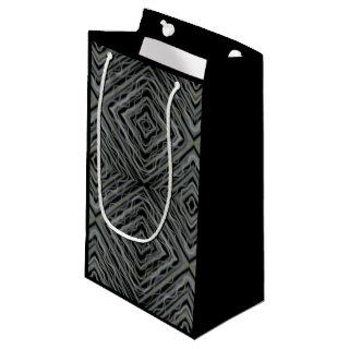 Pulsating Rhythm Modern Abstract Art Illustration  Small Gift Bag