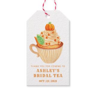 Pumpkin Cupcake | Tea Cup  Napkins Gift Tags