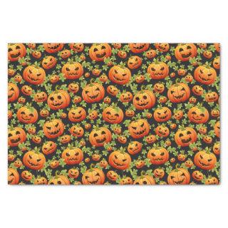 Pumpkin Face Tissue Paper