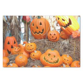 Pumpkin halloween jack o lantern orange pumpkins tissue paper