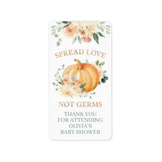 Pumpkin Hand Sanitizer Labels for Little Pumpkin