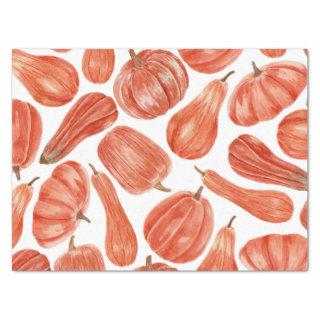 Pumpkin Patch Watercolor Pattern  Tissue Paper