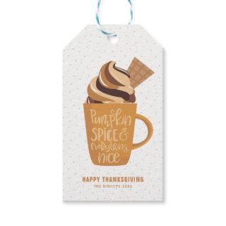 Pumpkin Spice and Everything Nice Latte Gift Tags