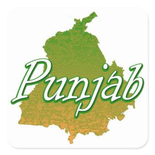 Punjab Square Sticker