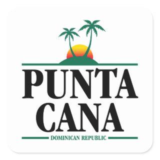 Punta Cana Square Sticker