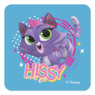 Puppy Dog Pals | Hissy - Cool Kitten Square Sticker