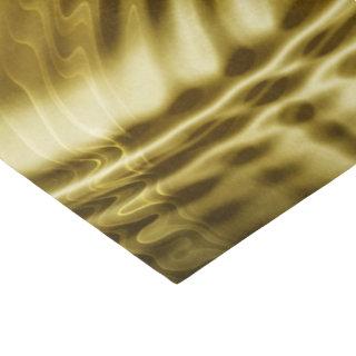 PURE GOLDEN WAVES soft Pattern + your text / photo Tissue Paper