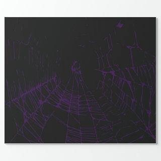 Purple and Black Goth Spiderweb