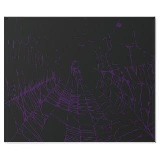 Purple and Black Goth Spiderweb