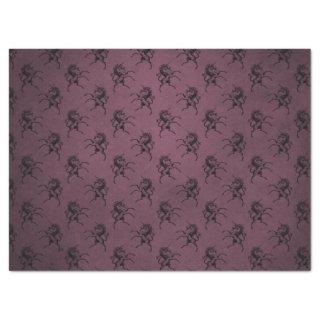 Purple and Black Unicorn Tissue Paper