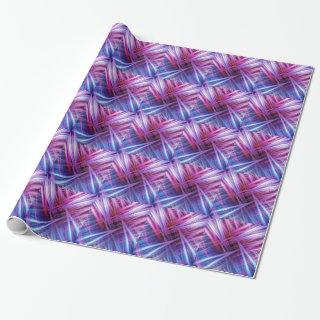 Purple and blue light beams pattern