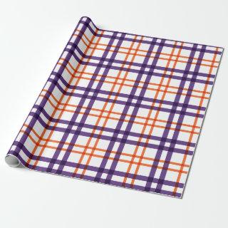 Purple and Orange Tartan