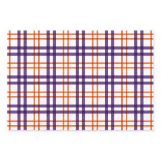 Purple and Orange Tartan   Sheets
