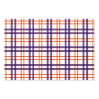 Purple and Orange Tartan   Sheets