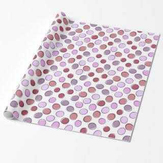 Purple and Pink Crazy Spots Pattern