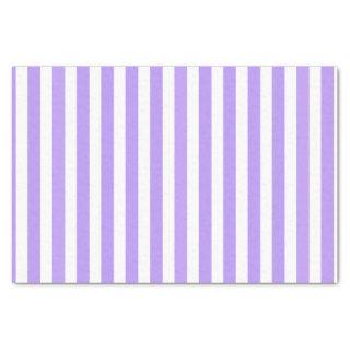 Purple and white candy stripes tissue paper