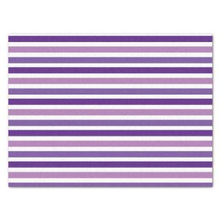 Purple and White Stripes  Tissue Paper