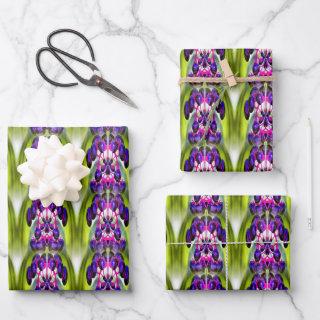Purple Berries Abstract Nature Art Pattern     Sheets
