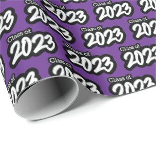 Purple Bold Brush Class of 2023