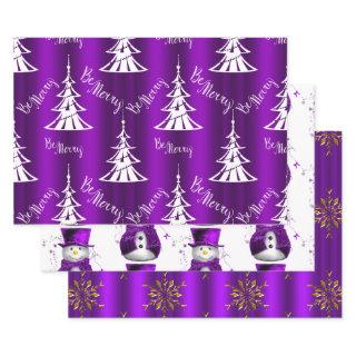 Purple Christmas  Sheets