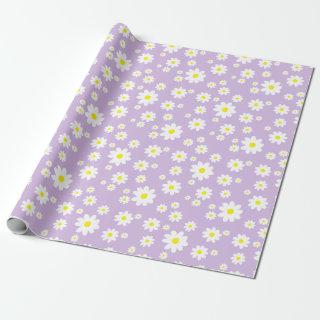 Purple Daisy Spring Pattern