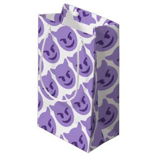 Purple Devil Emoji Small Gift Bag