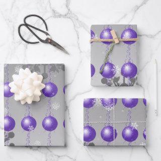 Purple Fancy Christmas Ornament