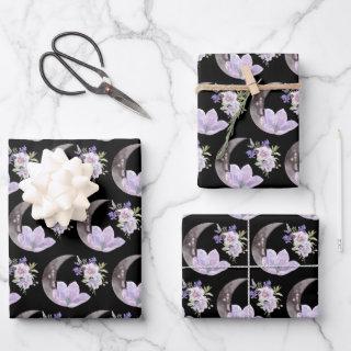 Purple Flower and Moon  Sheets