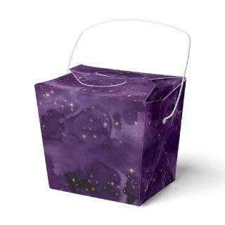 Purple Galaxy Series Design 8 Favor Boxes