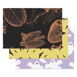 Purple ghost witch human skeleton halloween    sheets