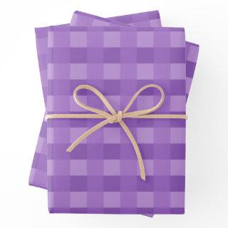 Purple Gingham Pattern