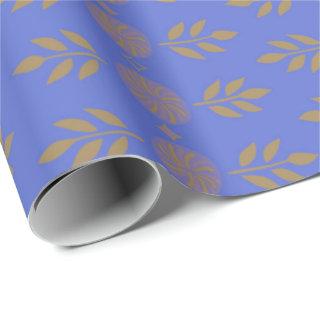Purple Gold Graphic Floral Pattern Gift