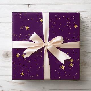 Purple & Gold Stars | Celestial