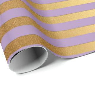 Purple Lavande Plum Gold Stripes Lines Elegant