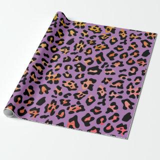 Purple Leopard Animal Print