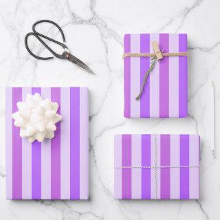 Purple Majesty: Striped Gift  Sheets