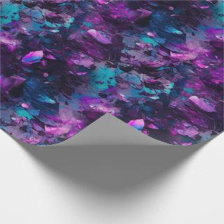 Purple Opal Water  Abstract Crystals