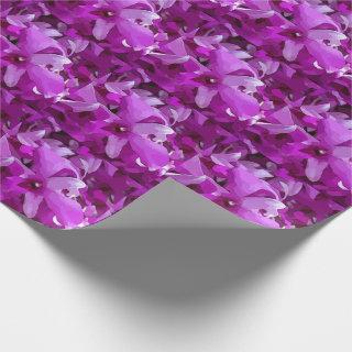 Purple Orchid flower watercolor